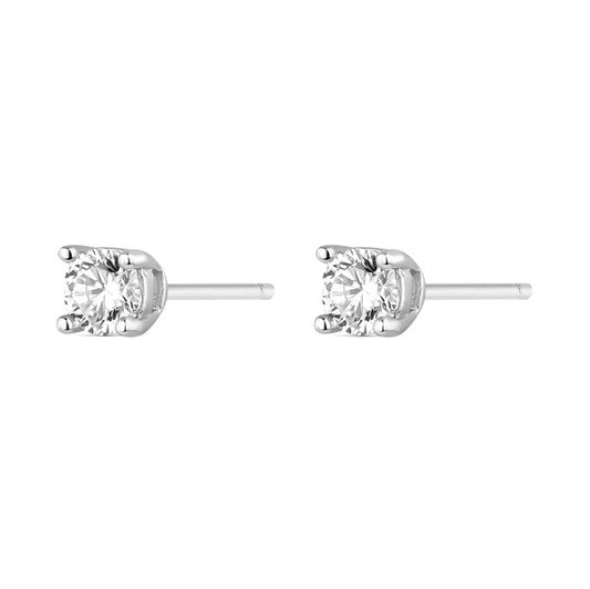 Pendientes Plata 4 mm